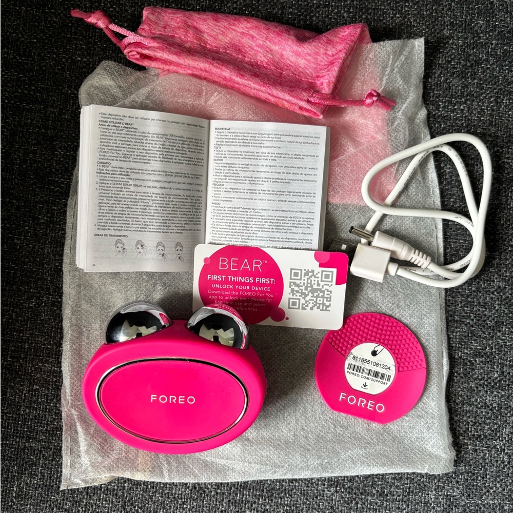 Foreo Pink Facial Device Set